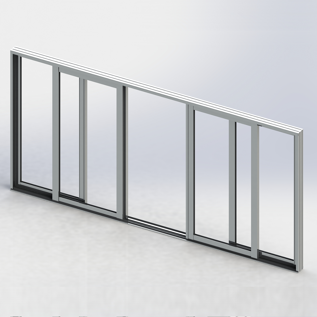 DM-12 Heavy-Duty Sliding Glass Door