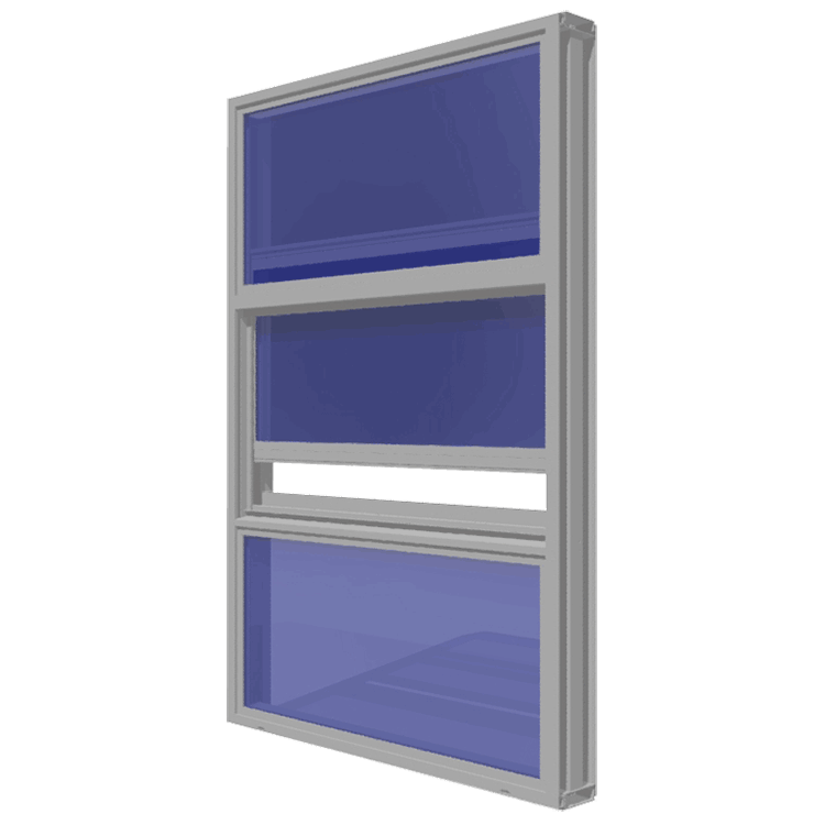Series MG-250 Single Hung Window Wall System