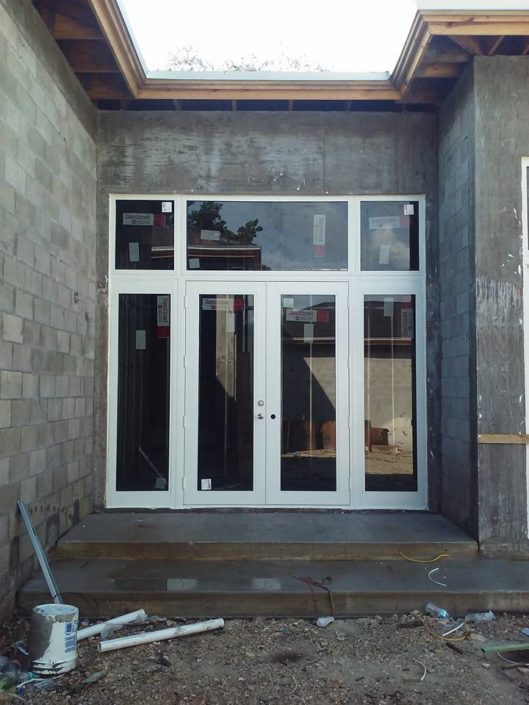 Impact windows on a South Florida home