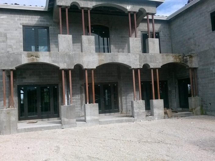 New construction with impact openings